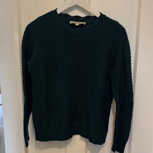 Loft teal cotton sweater